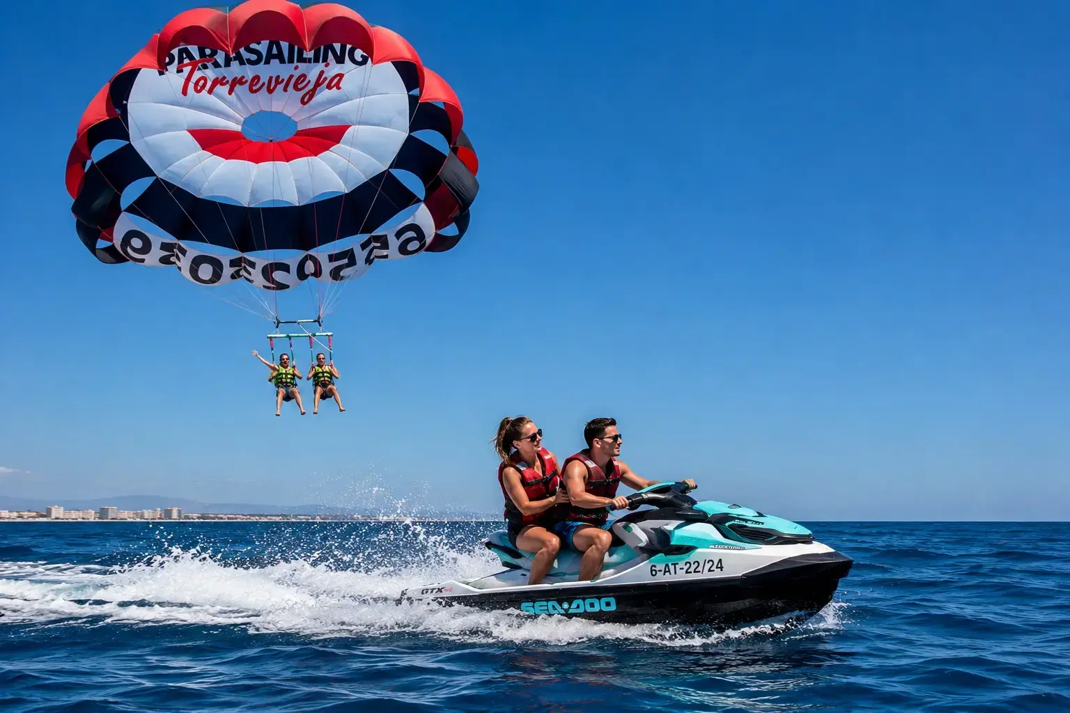 Pack Scooter des Mers + Parasailing