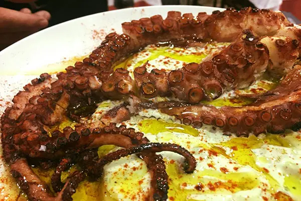 Pulpo a la parrilla / a la gallega