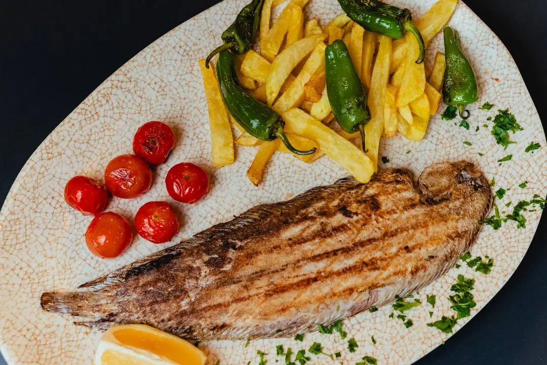 Sogliola a la Griglia con Patatine