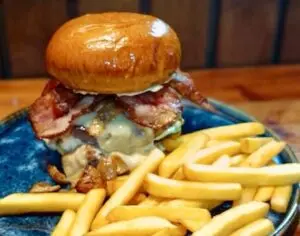 Hamburguesa de Pollo Trufada