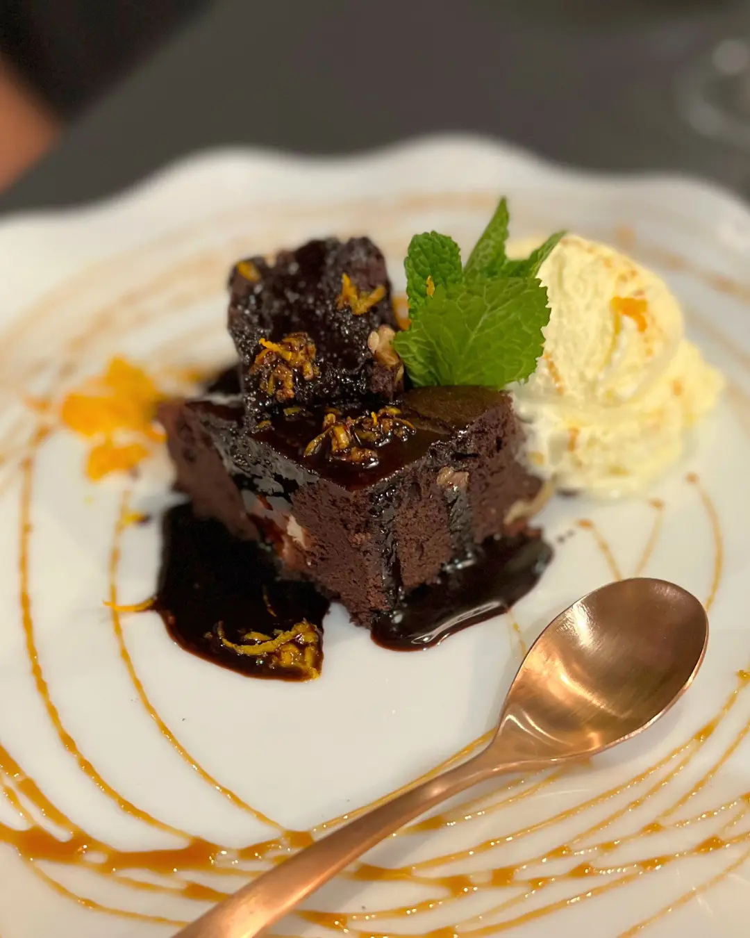 Brownie with Ice Cream